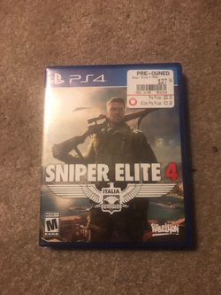 Sniper elite 4