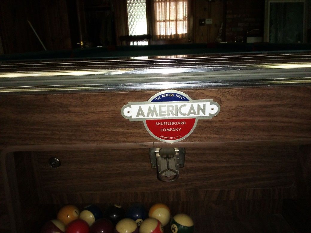 Vintage Pool Table