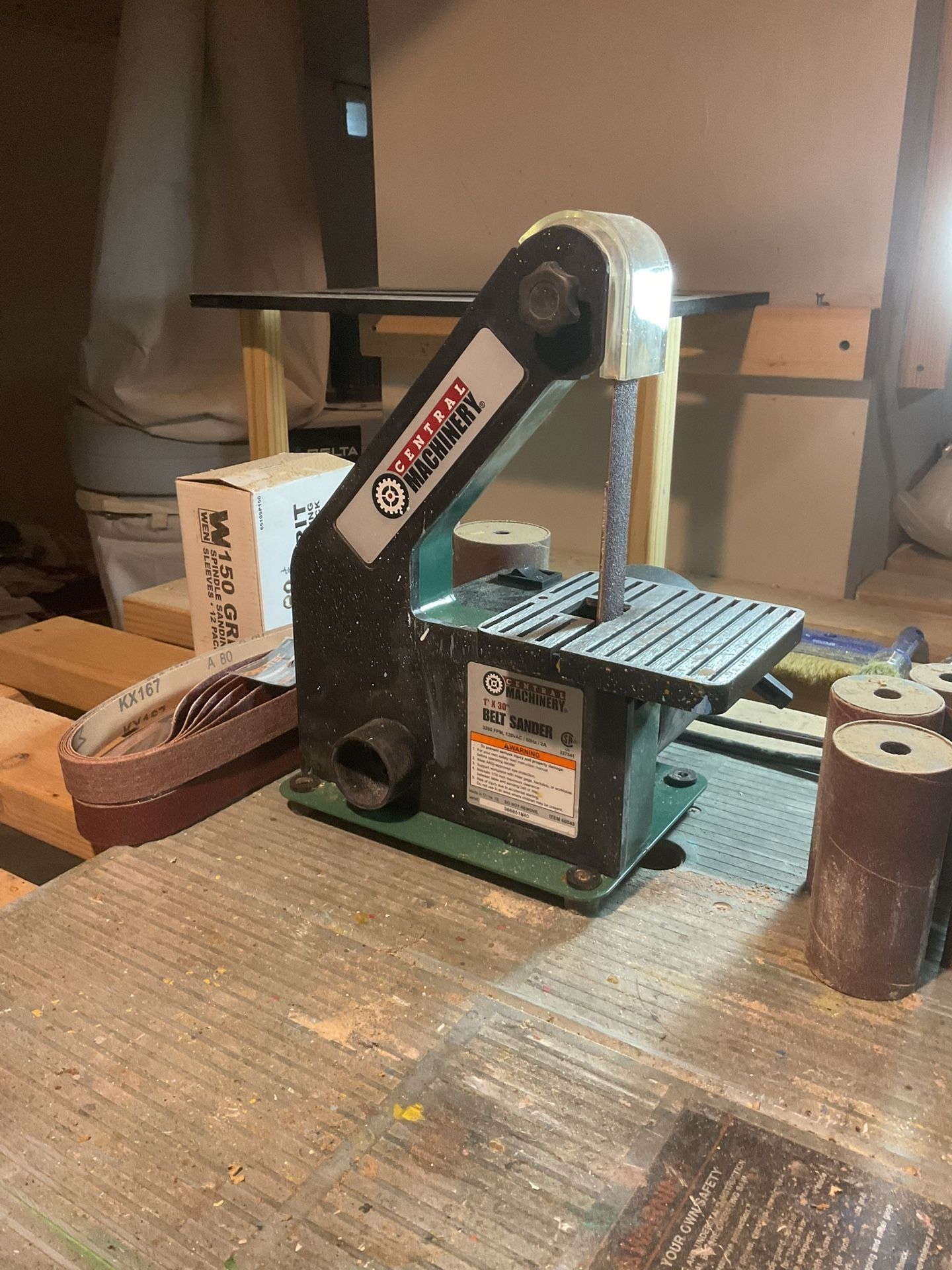 Central Machinery 1” x 30” Belt Sander (Model 60543)