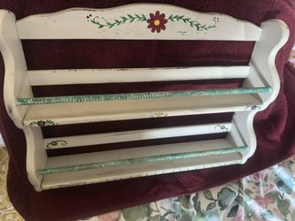 Hand Painted Wood For  Spices  Or Essential Oils 