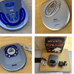 Various CD Players Vintage Various Brands  And Models All Working Condition 