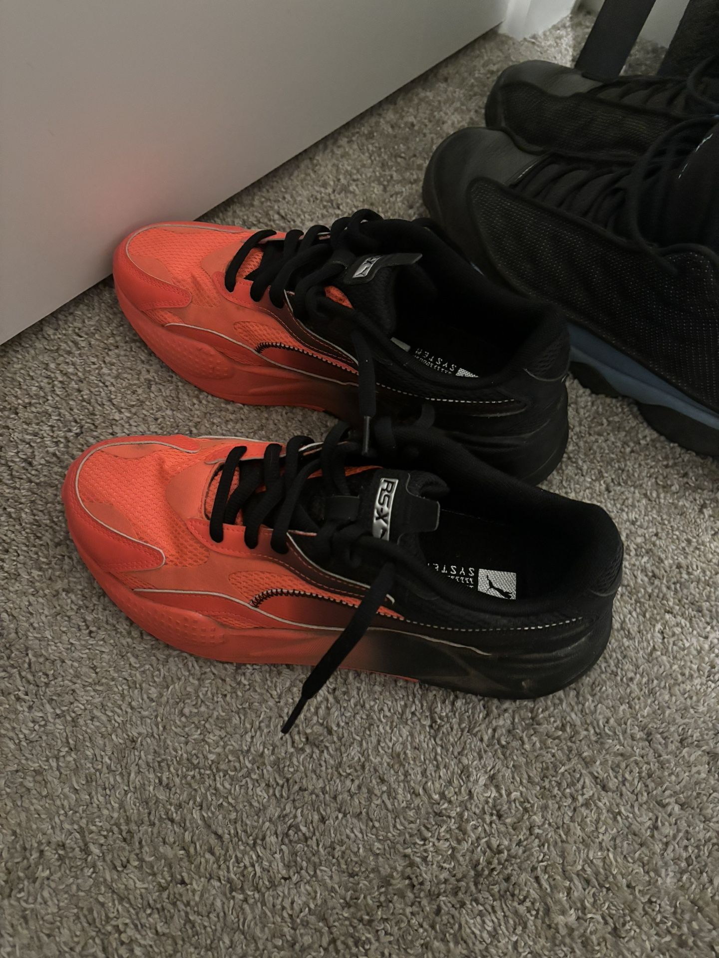 Puma Rsx-s Orange And Black Brand New.