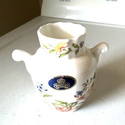 Vintage Aynsley Fine Bone China England Cottage Garden Mini Floral Bud Vase