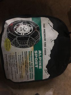 Brand new tire chains