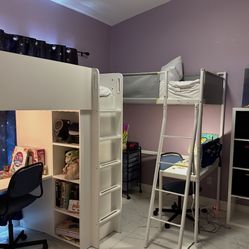 IKEA Loft Bed With Desk 
