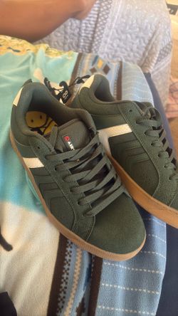 green shoes