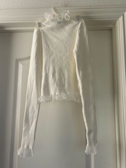 ZARA Ruffle turtleneck