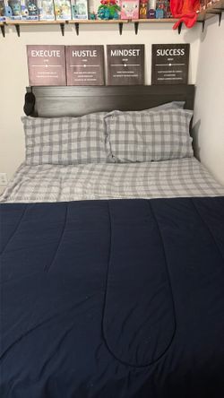 4 piece full size bed (mattress not included)  $275