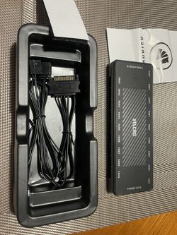 ✨ AsiaHorse VE-HUB 2-in-1 ARGB + PWM Hub — 9-Port RGB & 9-Port Fan Splitter, SATA-Powered Master Controller for Custom PC Builds 🎮🖥️