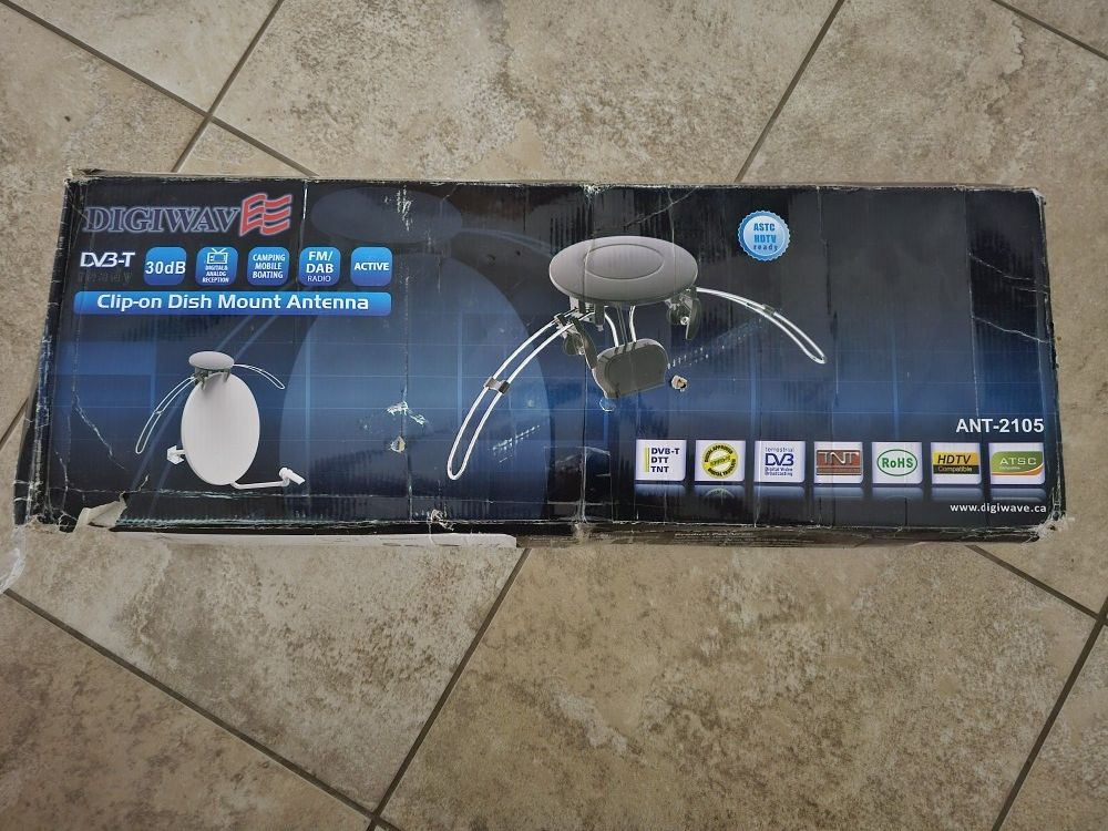 Clip-on Dish-Mount TV ANTENNA