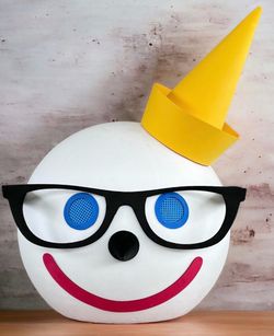 Jack in the box Halloween costume head