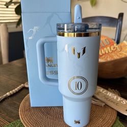 Messi x Stanley 40 OZ Flip Straw Tumbler
