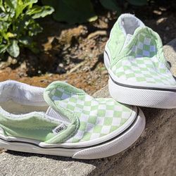 South San Jose: Size 6.5 Toddler Classic Slip-On V Checkerboard