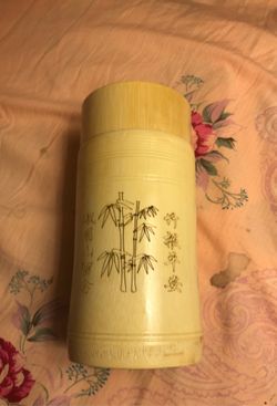 New bamboo container, for tea, coffee beans or powder
