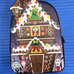 Loungefly The Nightmare Before Christmas Gingerbread House Mini Backpack - NWTs 