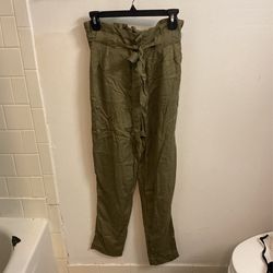 Paper bag High Waist Pants 
