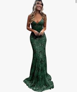 Emerald Green Dress (BRAND NEW STILL IN PACKAGING)