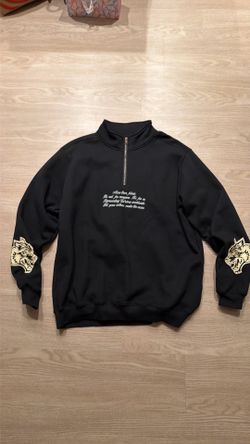 Size large - Darc Sport Wolves Quarter Zip Sweater Jacket - Youngla Civil Regime Gym Shark