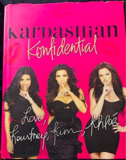Kardashian Konfidential Book – Kourtney, Kim & Khloé Kardashian.