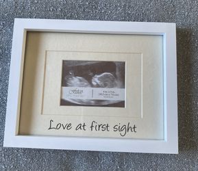 Love At First Sight Ultrasound Picture Frame- LIKE NEW