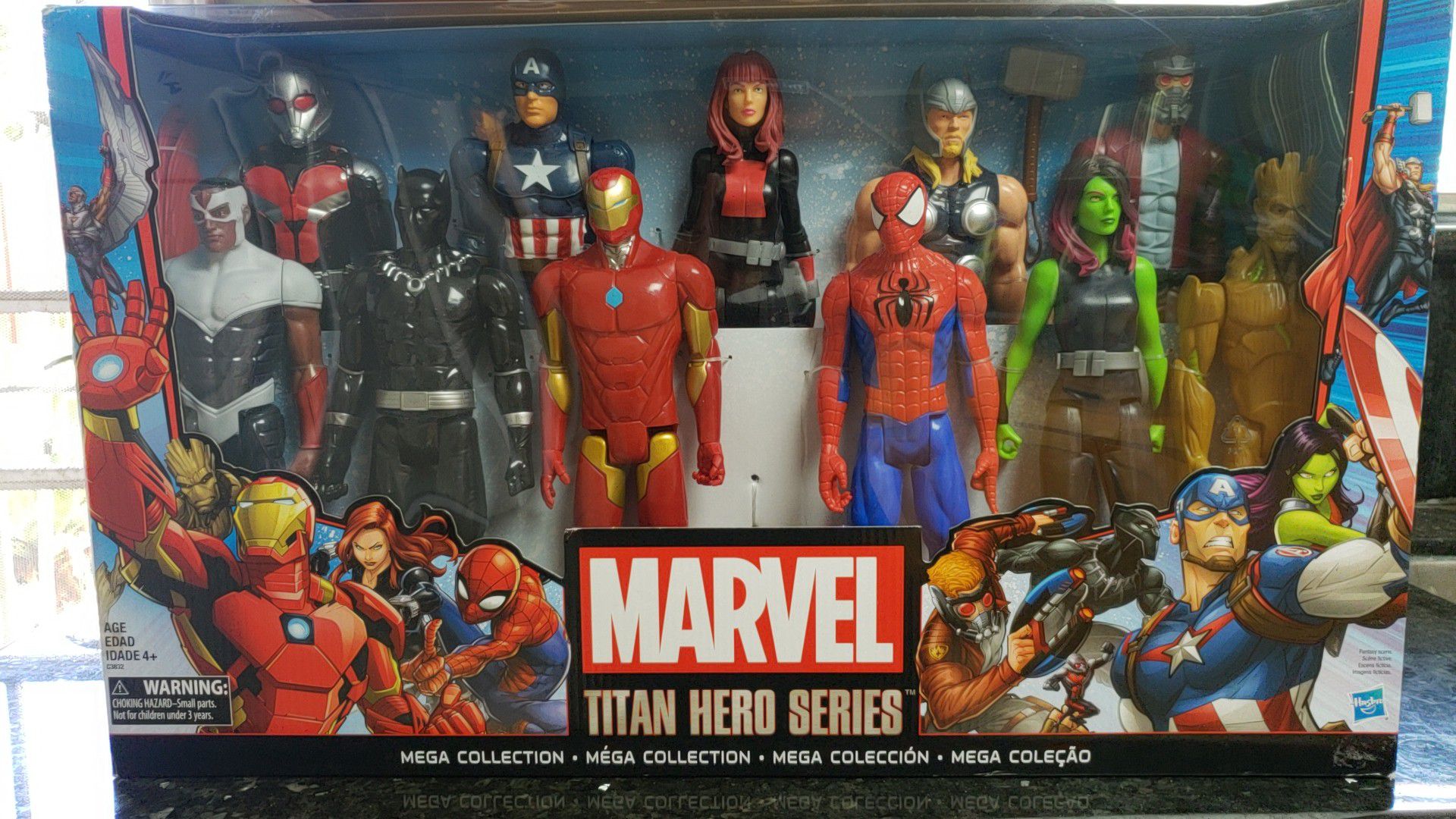 Marvel action figures $90