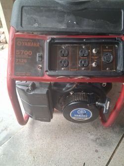 Yamaha 5700 generator