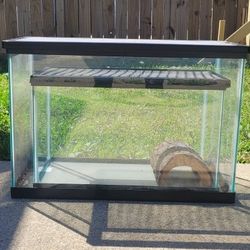 20 Gallon + 10 Gallon Reptile Tank Combo 