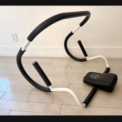 Legacy Fitness White Abdominal Exerciser Ab Roller Rocker Cruncher - Both 