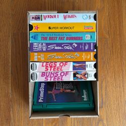 VHS Workout Tapes 