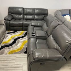 COMFY NEW RECLINING SOFA AND LOVESEAT SET ON SALE ONLY $1199. IN STOCK SAME DAY DELIVERY 🚚 EASY FINANCING 