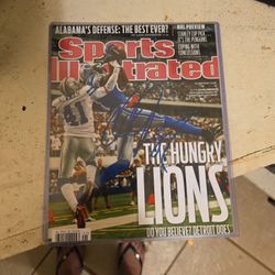 Calvin Johnson Signed Picture 