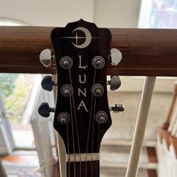 Luna Acoustic Six String  Guitar