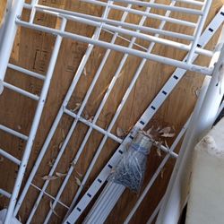 Metal White Bunk Bed 