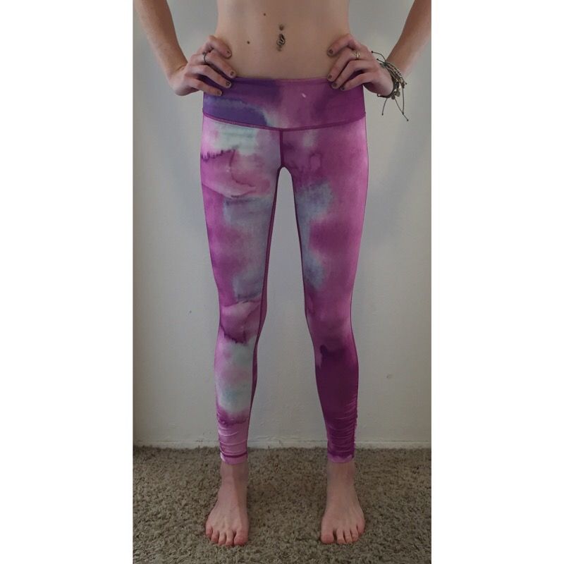 Glyder Apparel "Purple Rain" Print Chakra Performance Legging
