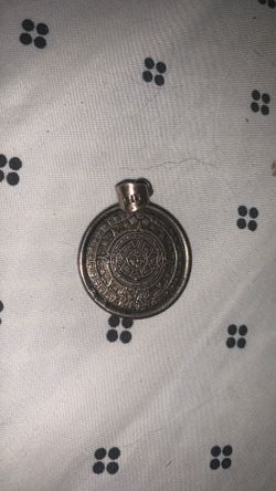 Silver Mayan pendant