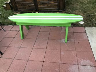 Surfboard picnic bench $100.00 great Xmas present !
