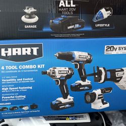 20V CORDLESS 4 TOOL COMBO KIT