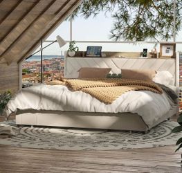 Queen bed frame