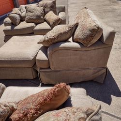 Couch, Love Seat, Chair And Ottoman 