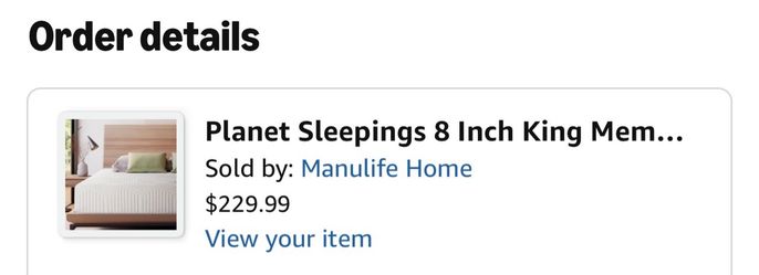 8 Inch King Memory Foam Mattress