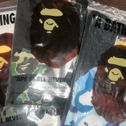 Bape shirts S,M,3XL