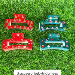 Holiday Hair Clips 