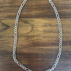 Sterling Silver 925 Figaro necklace