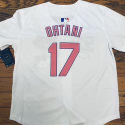 New youth Blue hello kitty shohei Ohtani Los Angeles dodgers Jersey