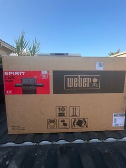 New Weber Spirit E-425c Stealth Barbecue BBQ Grill Propane