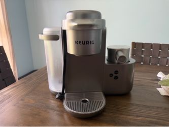 Keurig K-Cafe C Single Serve K-Cup Pod Coffee, Latte and Cappuccino Maker, Nickel