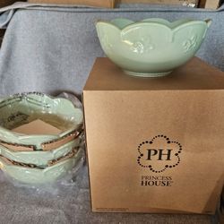 Platos Para Sopa Mint Marbella Princess House (4)