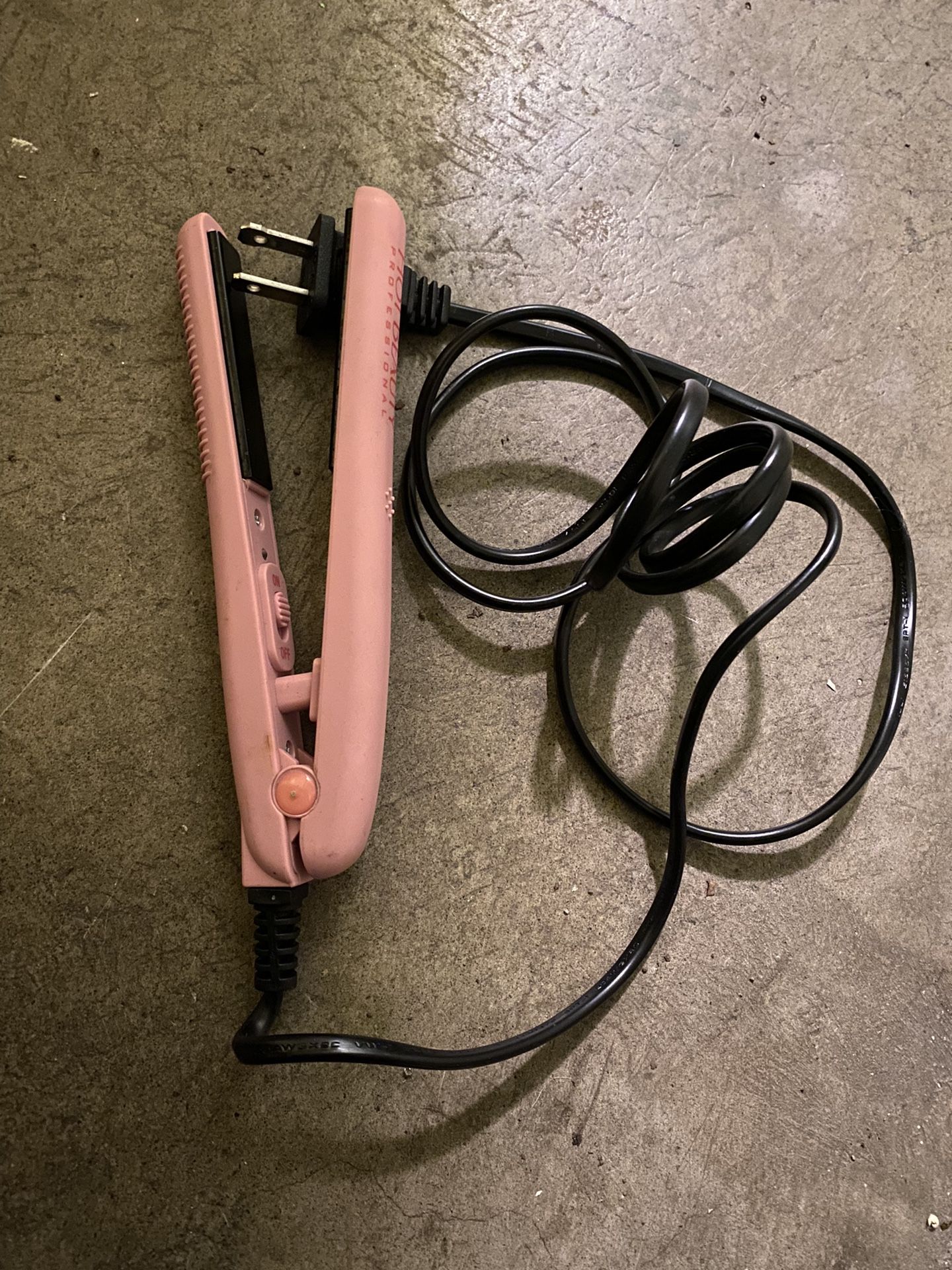 Rose Gold Hair straightener mini
