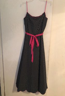 Jessica Howard Polka Dot Pink trimmed Sun Dress