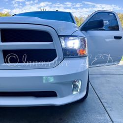 H11/H8/H9 LED Headlight Bulbs, 6500K Fog Lights Car Bulb, 12000Lm DRL or Low Beam, Halogen Replacement Headlight with Fan 